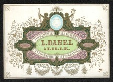 Carte porcelaine. Maison