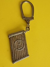 Porte clé vintage, années 60 Métal en relief : RADIATEUR FONTE SW