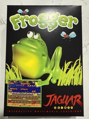 Atari jaguar frogger cartridge - frogger,