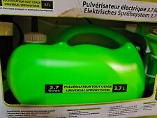 pulvérisateur électrique vert  jardin 3.7L 40 cm état neuf 4 piles AA incluses