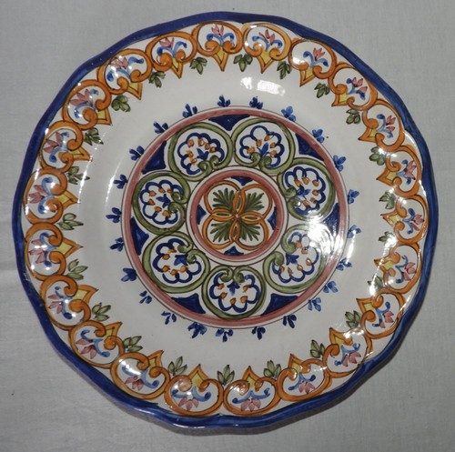 Assiette faïence martres - assiette,