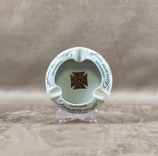 Cendrier Champagne Lanson porcelaine de Villenauxe Made in France Vintage 1960