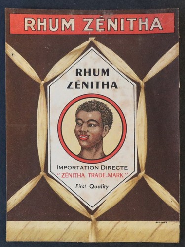 Ancienne étiquette rhum - étiquette,