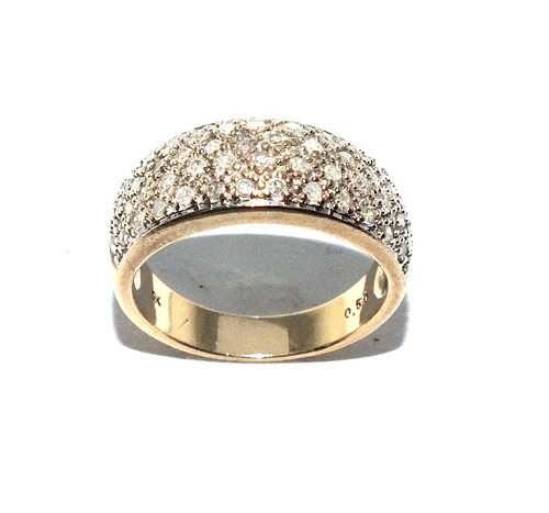 Bague jonc jaune 9ct non - or,
