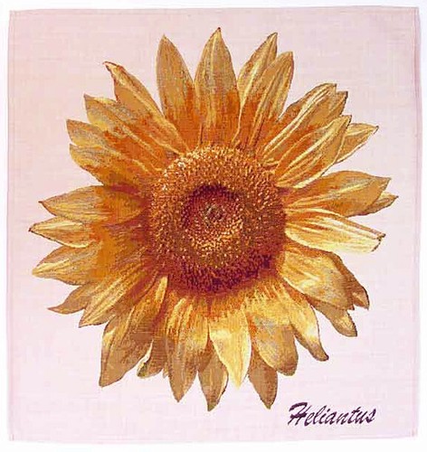 Petite nappe tissée tournesol - petite,