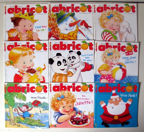 Abricot lot de 9 - de, magazines