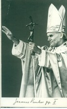 Card  9 x 14 cm  Pope John