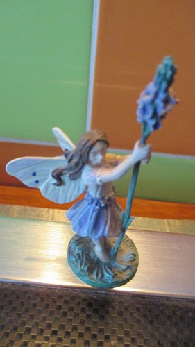Figurine métal flower - en,