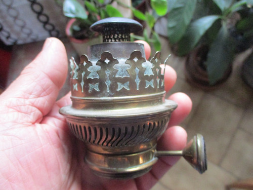 Ancienne bobèche marquée 15m - bobèche,