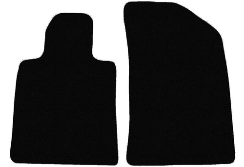 Noir tapis sol avant - noir,