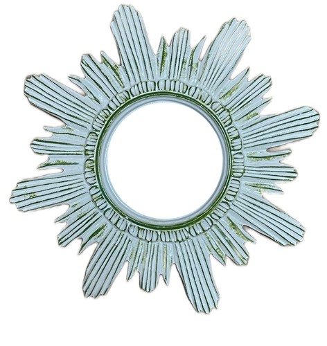 Miroir mural baroque antique - miroir,