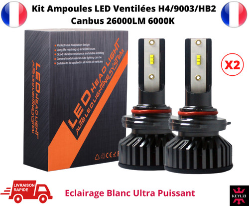 Kit ampoule led 9003 - h4, hb2