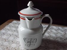 Porcelaine d'Auteuil verseuse à café service bistrot