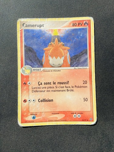 Carte pokemon camerupt 97 - pokemon, 24/97