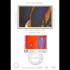 CM soie - Europa. Tableau