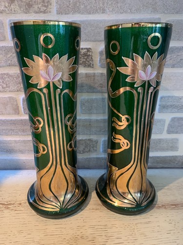 Legras paire vases - , art