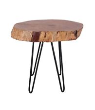 Tabouret À Utiliser Également Comme Table En Bois Et Métal Style Industriel