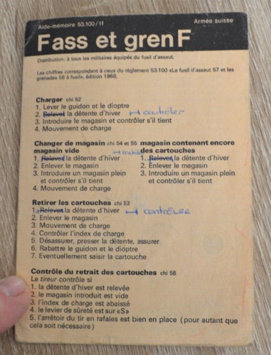 Ancien dépliant armée - dépliant,