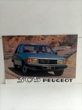 Catalogue Peugeot 305 1980