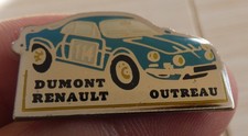 BEAU PIN'S VOITURE ALPINE A 110 BERLINETTE RALLYE EQUIPAGE DUMONT OUTREAU