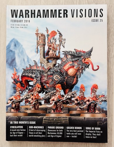 Warhammer visions issue - visions, 25