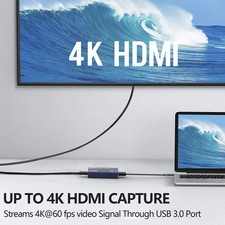 Carte d'acquisition HDMI 4K Vidéo Live Broadcast USB3.0 Data Caméra PS4 Recorde