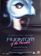 PHANTOM OF THE PARADISE - DE PALMA / FINLEY / MUSICAL - FRENCH MOVIE POSTER