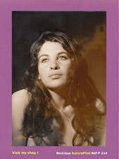 PHOTO DE PRESSE CINÉMA : MARIA CALVI,  VA JOUER "CHIEN DE PIQUE", 1960 -P214