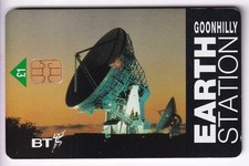 EUROPE TELECARTE / PHONECARD .. U.K 1£ BT PRIVEE EARTH STATION 98 CHIP/PUCE