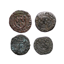 Lot 4 Royales: Trillina François 1er + 2 Louis XII, cavallo etc... à déterminer!