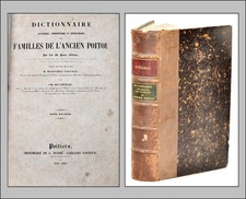 DICTIONNAIRE BIOGRAPHIQUE et GÉNÉALOGIQUE FAMILLES de l'ANCIEN POITOU - 1840-54