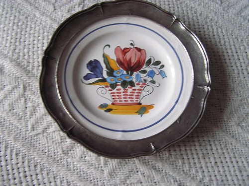 Assiette étain la - assiette, (la