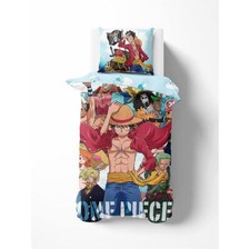 One Piece Ensemble de Couverture & Taie D'Oreiller Couette Petit Lit Japon Manga