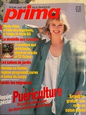 ANCIEN LIVRE REVUE MAGAZINE PRIMA MODE AVEC SUPER PATRON N° 32 05/85 TRICOT
