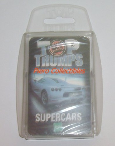 Top trumps cartes - top, supercars