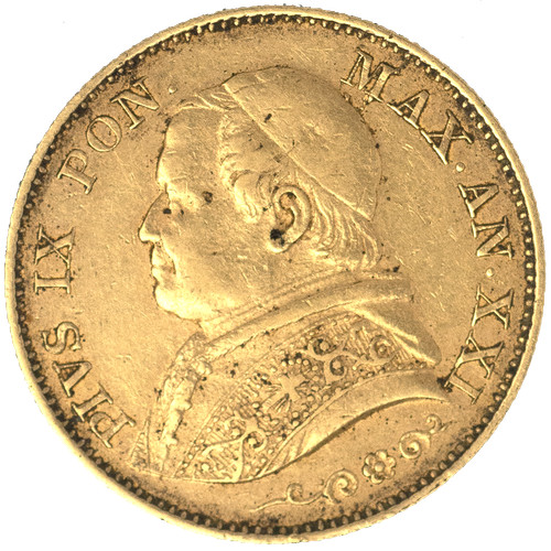 Vatican lire pie - vatican-20, 1866