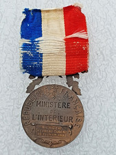Médaille de bronze, Courage et de Dévouement, ministère de l'intérieur, att 1932