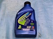 1 Litre d' huile moteur scooter moto 2T ELF  MOTO 2 DX RATIO neuf