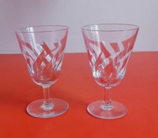 2 VERRES À LIQUEUR APÉRITIF