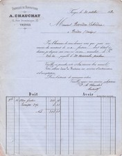10 TROYES bonnetier CHAUCHAT