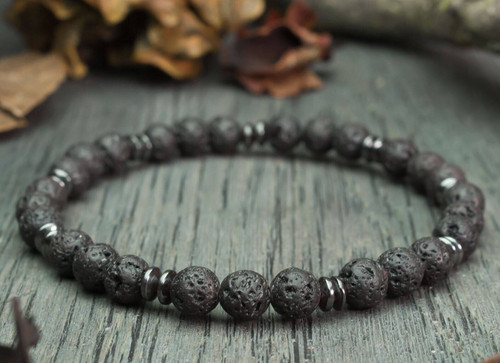 Bracelet perles pierre - perles, de