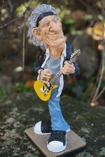 841.1015 FIGURINE KEITH RICHARDS  ROLLING STONES GUITARISTE  MUSIQUE DISQUE CD