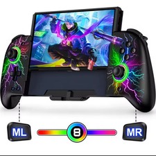 Manette BEBONCOOL JC202 Switch/OLED – Joysticks RGB, Gyro 6 axes