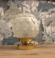Superbe lampe globe en verre