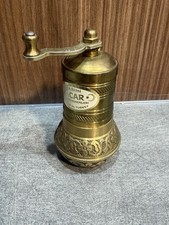 VINTAGE MOULIN À ÉPICES POIVRE EN LAITON TURC TARIHI ACAR COLLECTOR