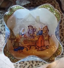 Plat Porquier Beau Quimper  Faience 19 Eme Exceptionnel!
