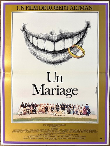Affiche cinéma mariage - cinéma, un