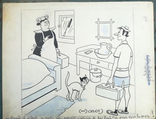 Ancien dessin humoristique