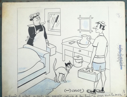 Ancien dessin humoristique