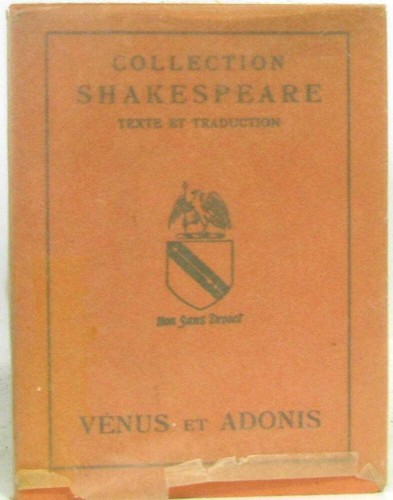Vénus adonis texte et - adonis,
